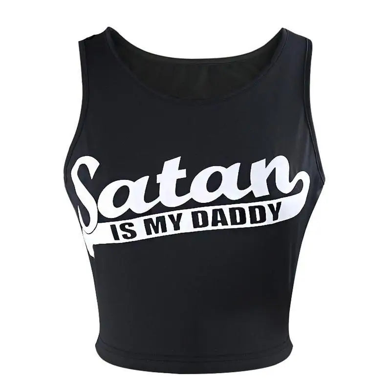 Workout Crop Satan is My Daddy